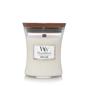 chandelle woodwick white teak